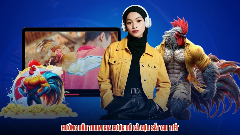 Hướng dẫn tham gia cược đá gà cựa sắt chi tiết
