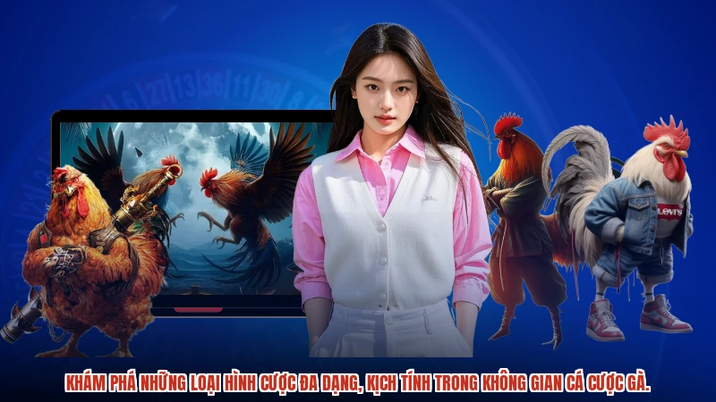 Khám phá những loại hình cược đa dạng, kịch tính trong không gian cá cược gà.