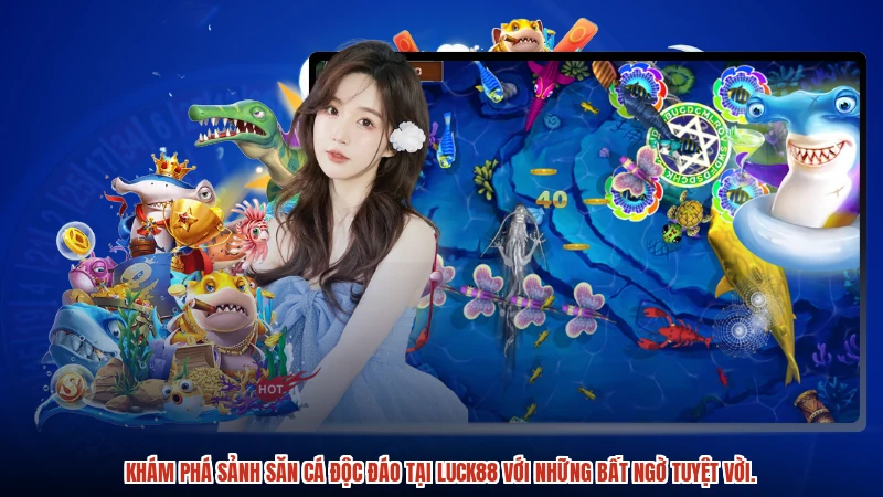Khám phá sảnh săn cá độc đáo tại LUCK88 với những bất ngờ tuyệt vời.