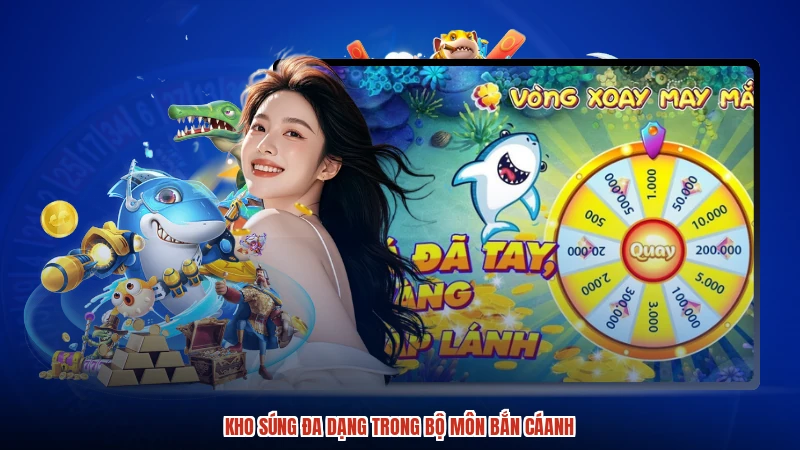 Kho súng đa dạng trong bộ môn bắn cáanh