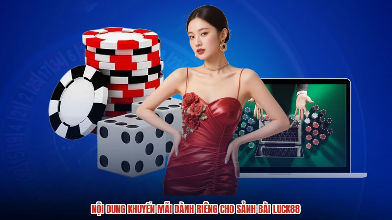 Nội dung khuyến mãi dành riêng cho sảnh bài LUCK88