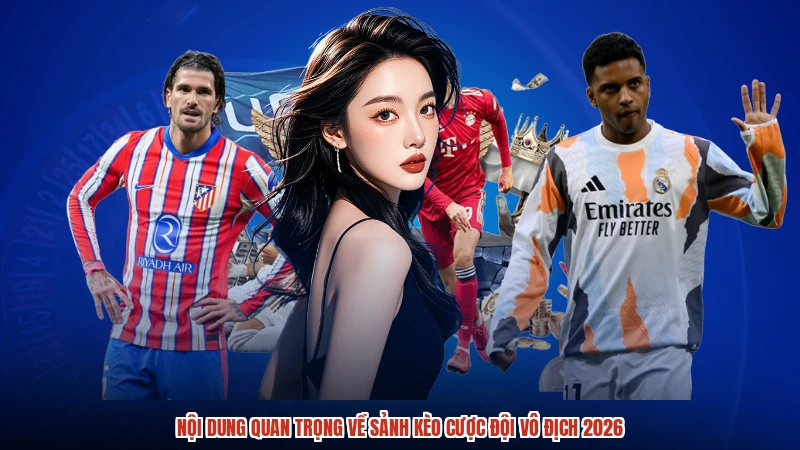 Nội dung quan trọng về sảnh kèo cược đội vô địch 2026