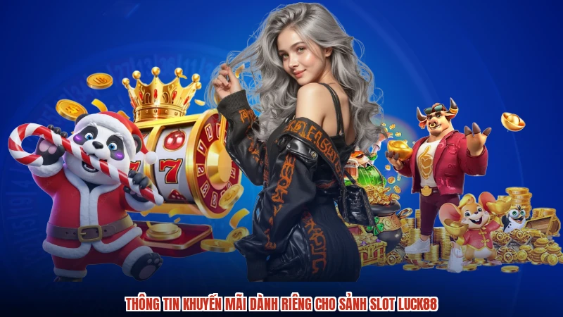 Thông tin khuyến mãi dành riêng cho sảnh slot LUCK88